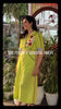 Lime Cotton One Piece Dress with Belt